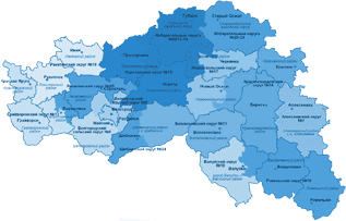 Карта округов Белгородской области