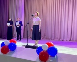 Наталия Полуянова поздравила жителей села Верхопенье Ивнянского района с открытие обновлённого ЦКР