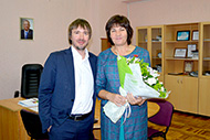 Максим Егоров поздравил с 30-летним юбилеем белгородскую школу №43