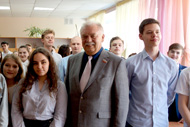 Юрий Селивёрстов рассказал о работе областной Думы белгородским старшеклассникам