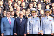 Сергей Литвинов поздравил курсантов и слушателей БелЮИ с принятием присяги