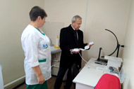 Первый вице-спикер облдумы побывал в офисе врача общей практики в селе Богородское Новооскольского района