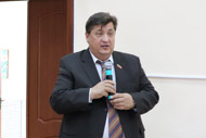 Юрий Клепиков поприветствовал участников внеочередной отчётно-выборной конференции Белгородской организации ВОС