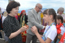 8 Елена Романенко и Фёдор Сулим поздравили жителей Красного с 363-й годовщиной образования села