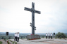 1 В память об освободителях в Белгороде освятили обновлённый поклонный Крест-памятник 