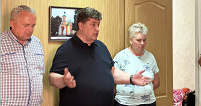 Юрий Клепиков встретился с жителями Грайворонского и Шебекинского горокругов в пункте временного размещения